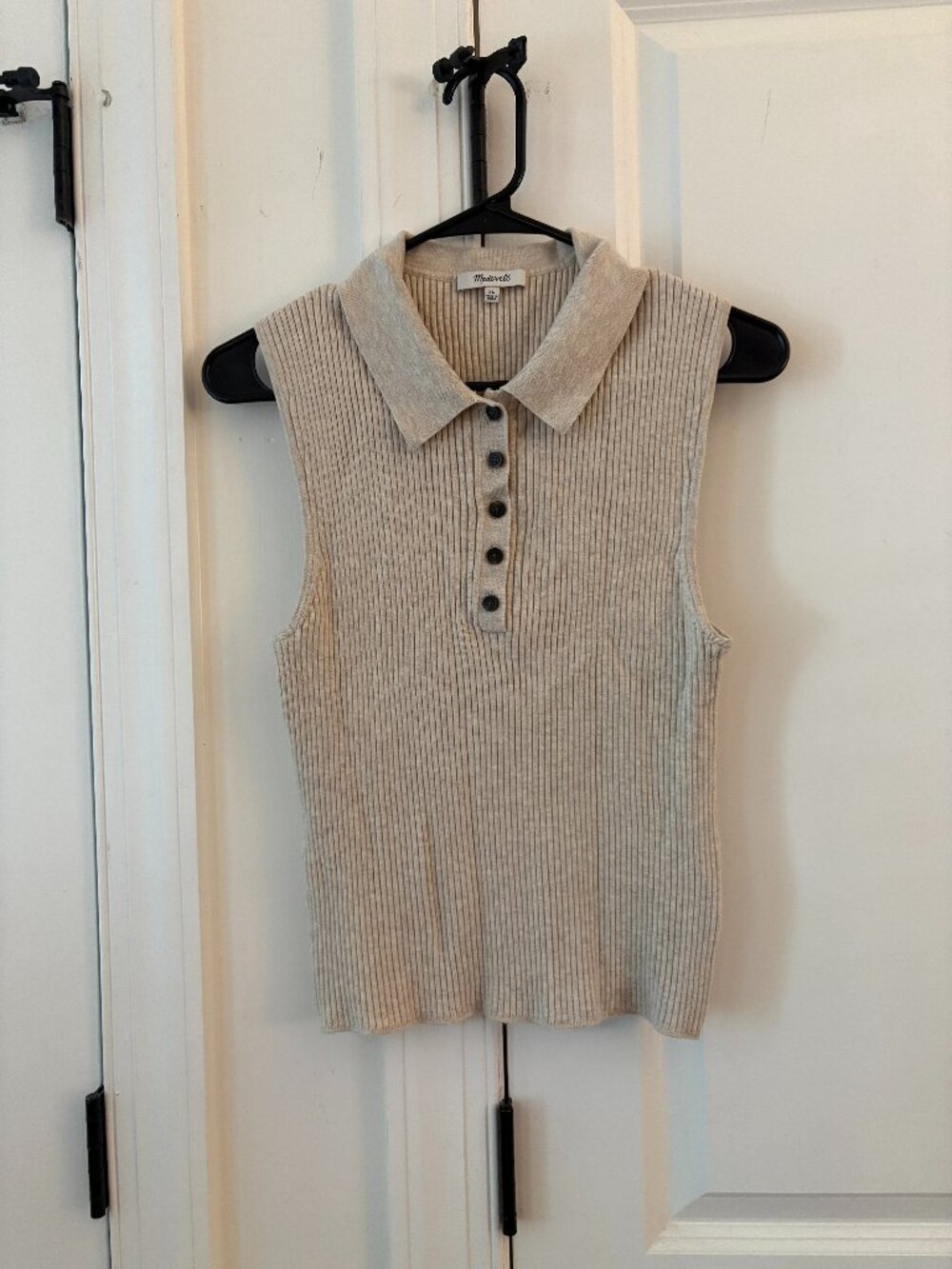 Madewell Polo Sweater Tank Top